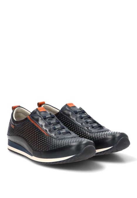 Deportivo casual de hombre PIKOLINOS M2A-6252 en piel azul