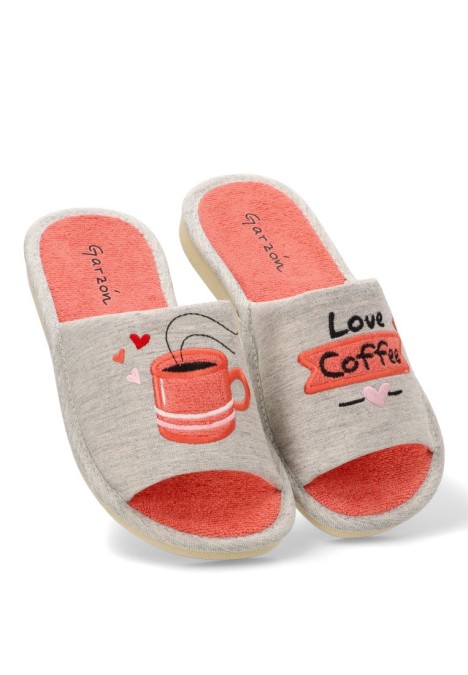Zapatillas de casa con suela plana de mujer GARZON P429