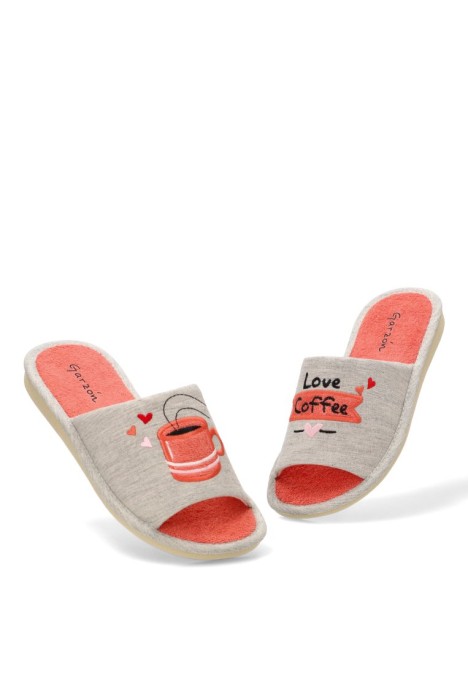 Zapatillas de casa con suela plana de mujer GARZON P429