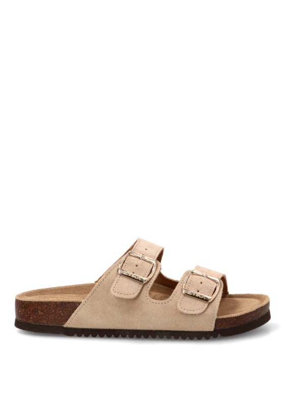 Sandalia beige de mujer ETIKA 10015