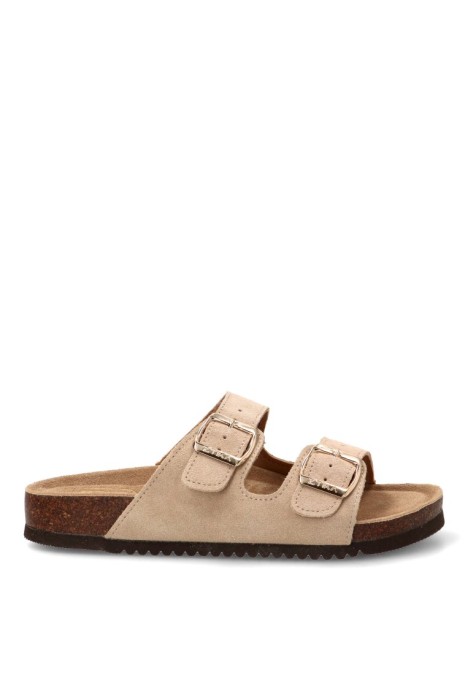 Sandalia beige de mujer ETIKA 10015