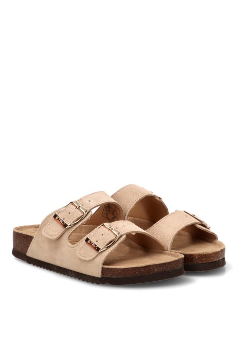 Sandalia beige de mujer ETIKA 10015