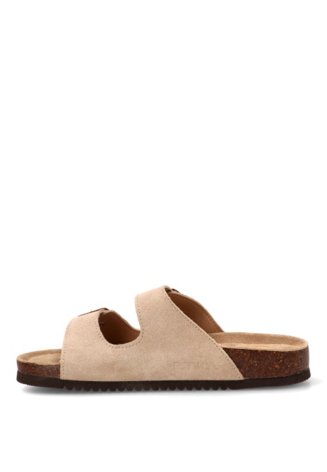 Sandalia beige de mujer ETIKA 10015