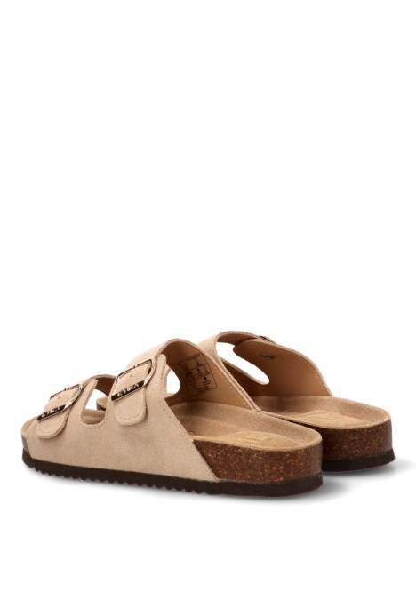 Sandalia beige de mujer ETIKA 10015