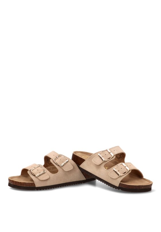 Sandalia beige de mujer ETIKA 10015