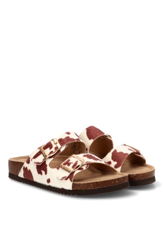 Sandalia animal print de mujer ETIKA 10015