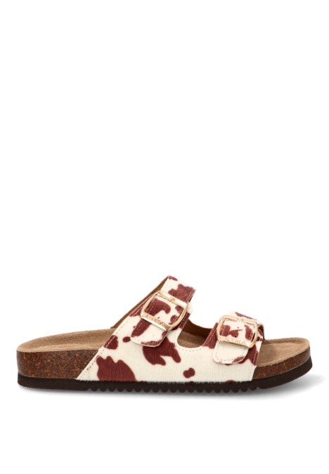 Sandalia animal print de mujer ETIKA 10015