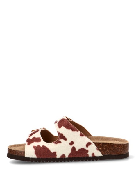 Sandalia animal print de mujer ETIKA 10015