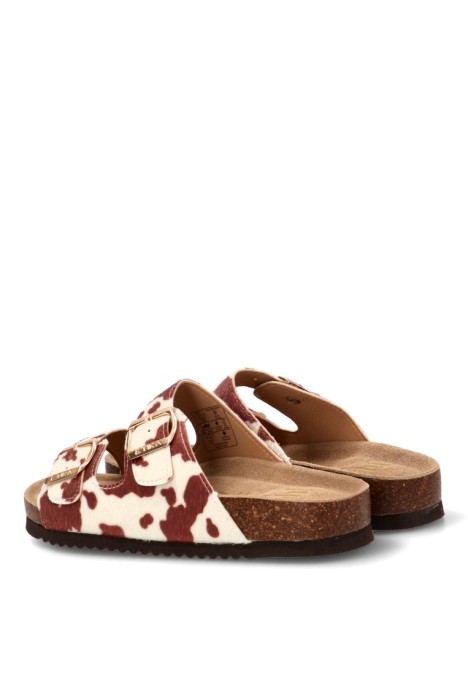 Sandalia animal print de mujer ETIKA 10015