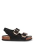 Sandalia negra de mujer ETIKA 10095