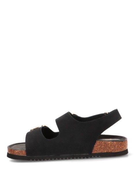 Sandalia negra de mujer ETIKA 10095