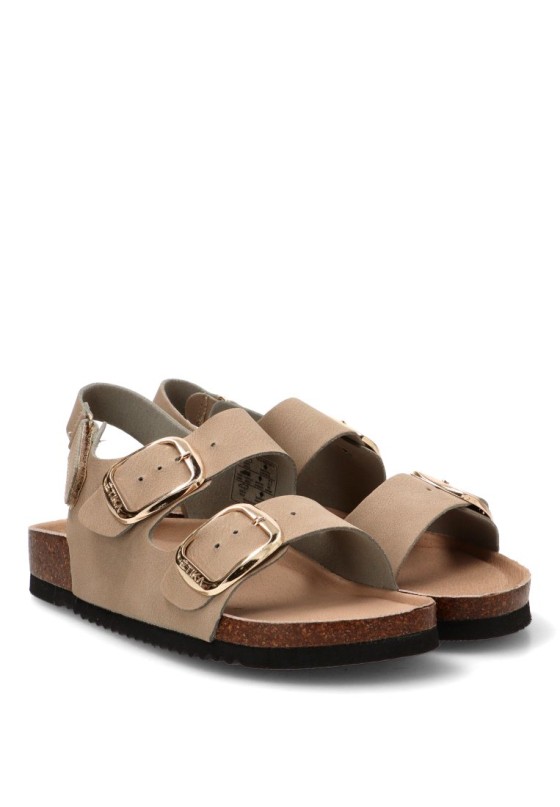 Sandalia beige de mujer ETIKA 10095