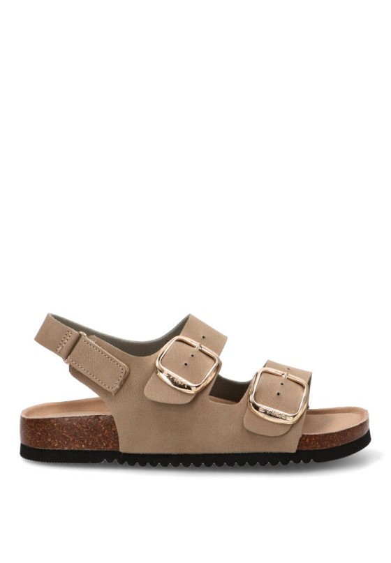 Sandalia beige de mujer ETIKA 10095