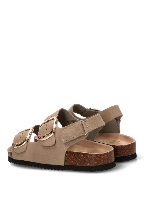 Sandalia beige de mujer ETIKA 10095