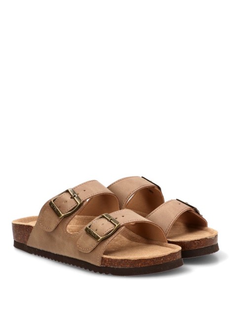 Sandalia taupe de mujer ETIKA 10015