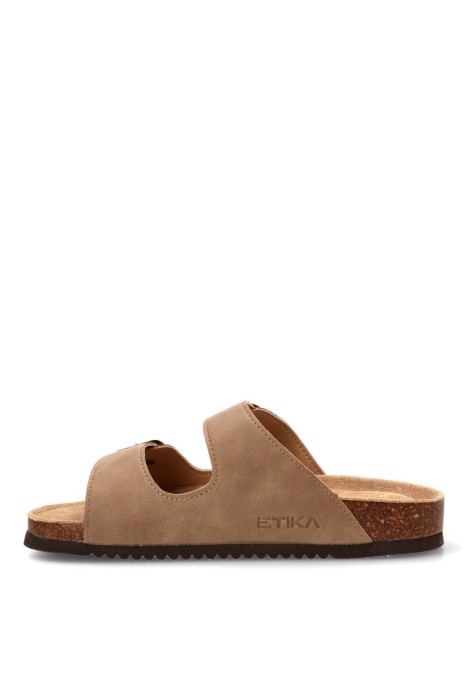 Sandalia taupe de mujer ETIKA 10015