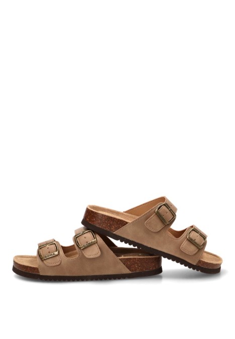 Sandalia taupe de mujer ETIKA 10015