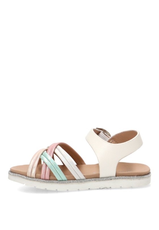 Sandalia multicolor con hebilla de niña ETIKA 13740