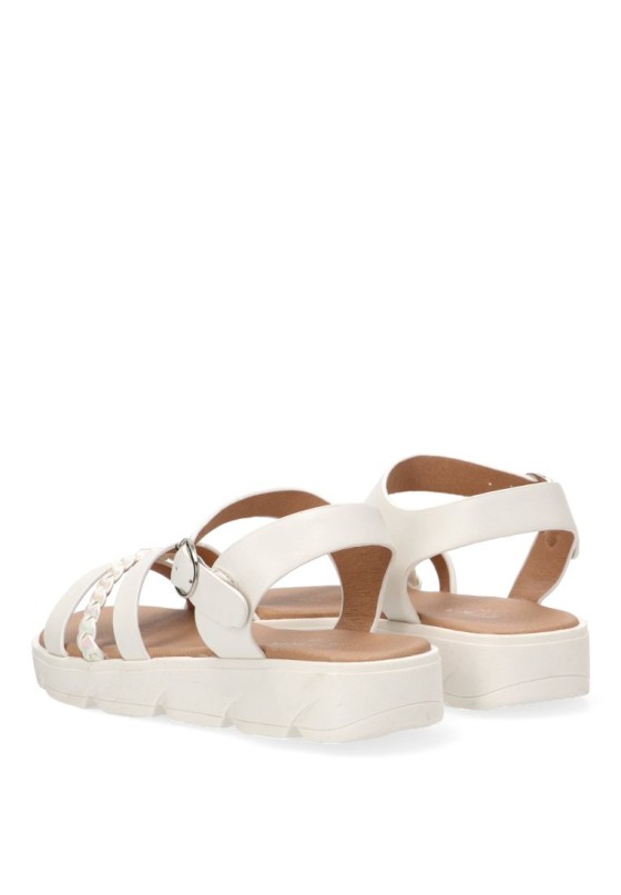 Sandalia blanca de niña ETIKA 13752