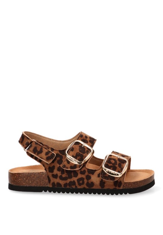 Sandalia leopardo de mujer ETIKA 10095