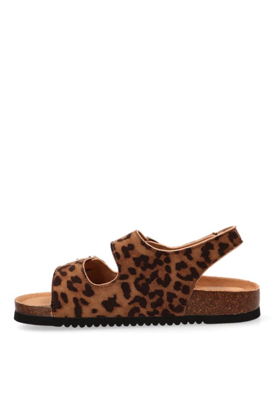 Sandalia leopardo de mujer ETIKA 10095
