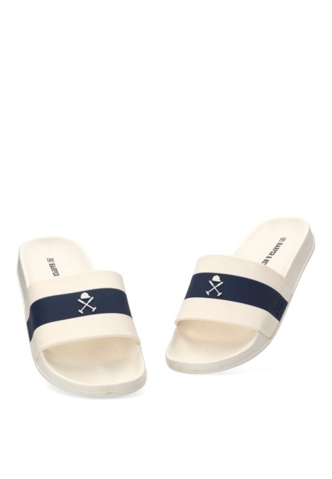 CHANCLA POOL chanclas pala de playa blancas para hombre HARPER & NEYER