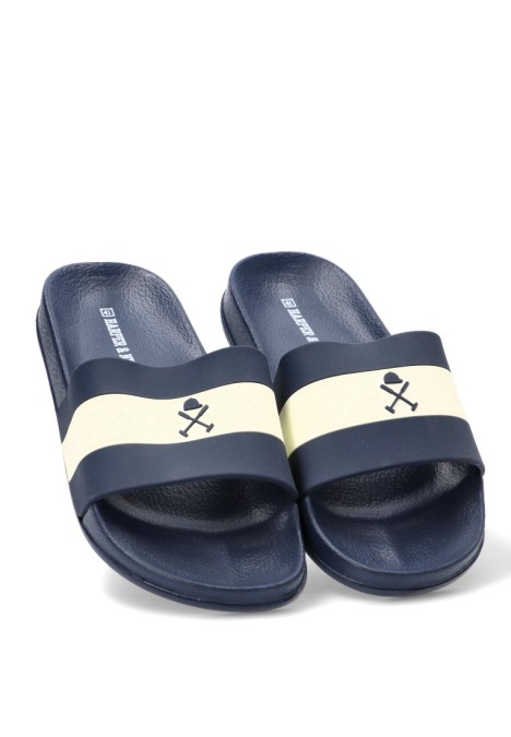 CHANCLA POOL chancla pala de goma en marino para hombre HARPER & NEYER