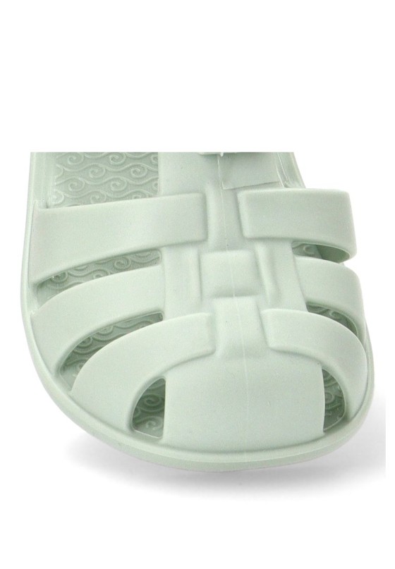 Sandalias de playa verde menta para niño IGOR NEMO SOLID
