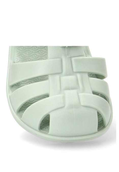 Sandalias de playa verde menta para niño IGOR NEMO SOLID