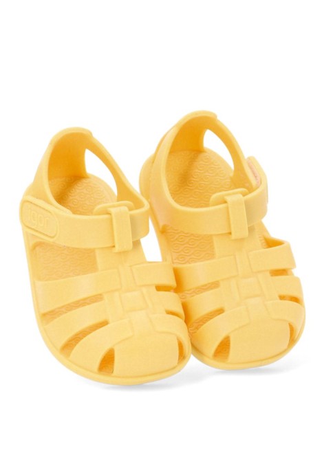 Sandalia de playa NEMO SOLID para niña IGOR en amarillo