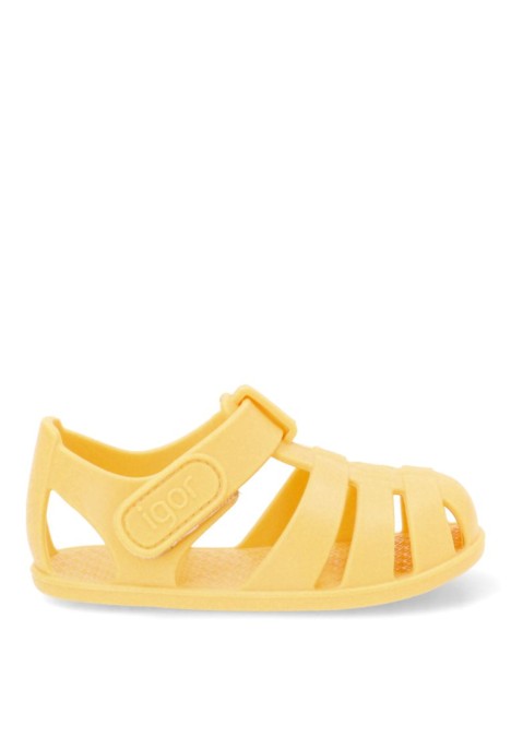 Sandalia de playa NEMO SOLID para niña IGOR en amarillo