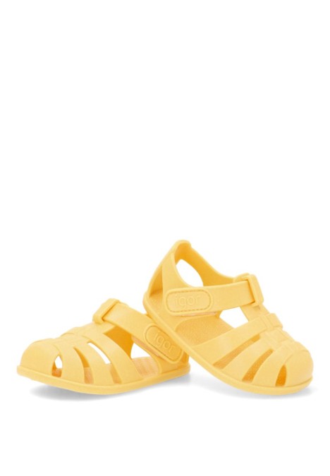 Sandalia de playa NEMO SOLID para niña IGOR en amarillo