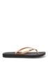 Chanclas de playa negras con suela plana para mujer IPANEMA 81030
