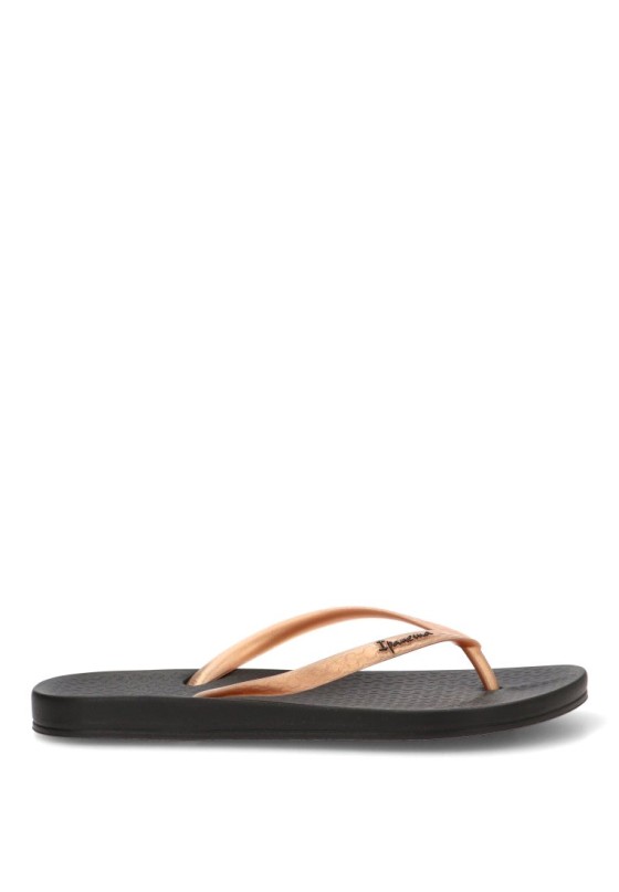 Chanclas de playa negras con suela plana para mujer IPANEMA 81030