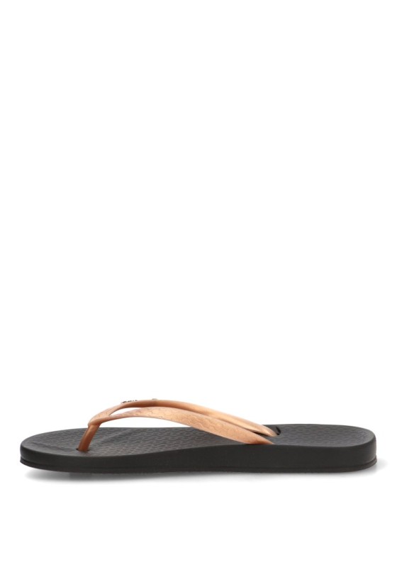 Chanclas de playa negras con suela plana para mujer IPANEMA 81030