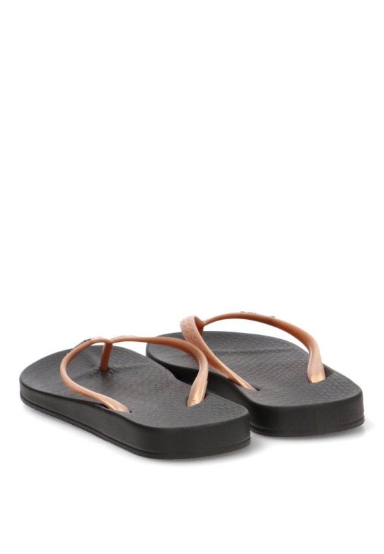 Chanclas de playa negras con suela plana para mujer IPANEMA 81030