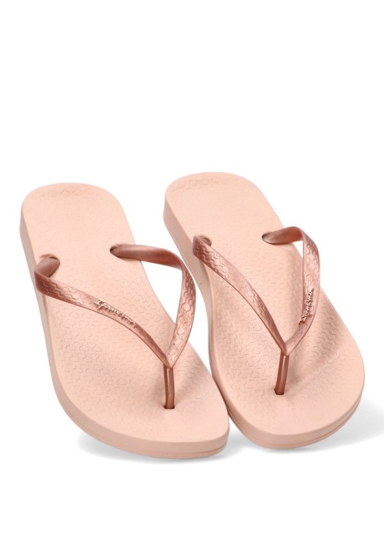 Sandalia playa rosa con suela plana para mujer IPANEMA 81030