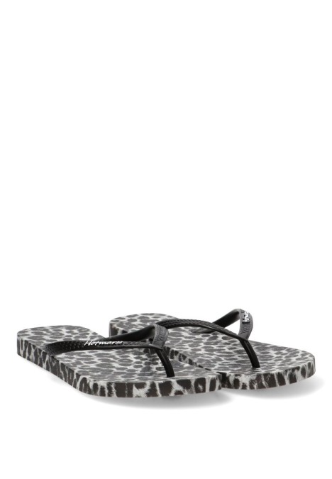 Chanclas sandalias playa negras de mujer ETIKA C-10113