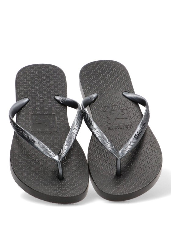 Chanclas de dedo negras para mujer ETIKA C-10101