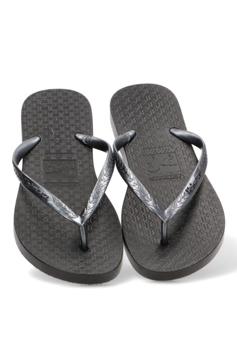 Chanclas de dedo negras para mujer ETIKA C-10101