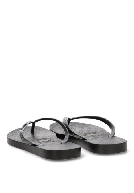 Chanclas de dedo negras para mujer ETIKA C-10101