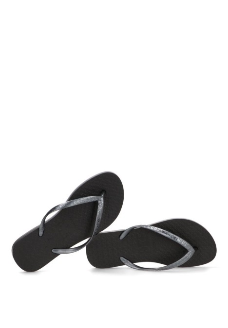 Chanclas de dedo negras para mujer ETIKA C-10101