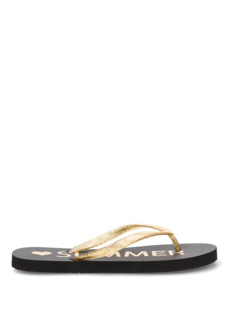 Chanclas de playa con suela plana de mujer ETIKA C-10111