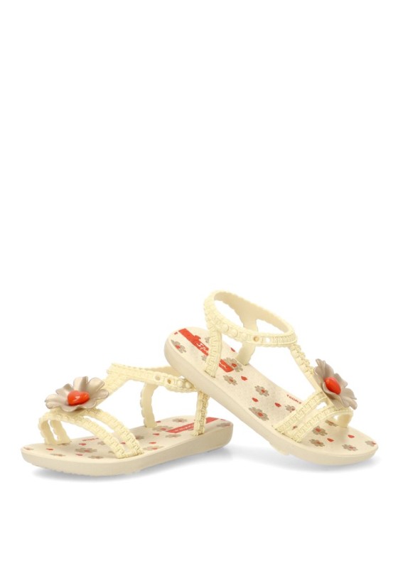 Chanclas sandalias playa beige de niña IPANEMA 83355