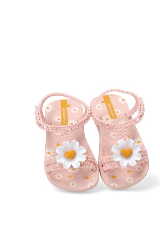 Sandalia de playa de goma rosa para niña IPANEMA 83355