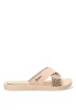 Chanclas de playa beige con suela plana para mujer IPANEMA 27214
