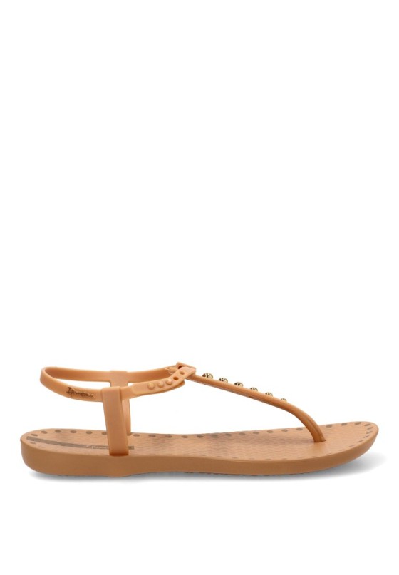 Sandalia de playa beige con suela plana IPANEMA 27337 para mujer