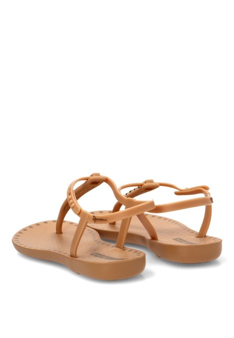 Sandalia de playa beige con suela plana IPANEMA 27337 para mujer