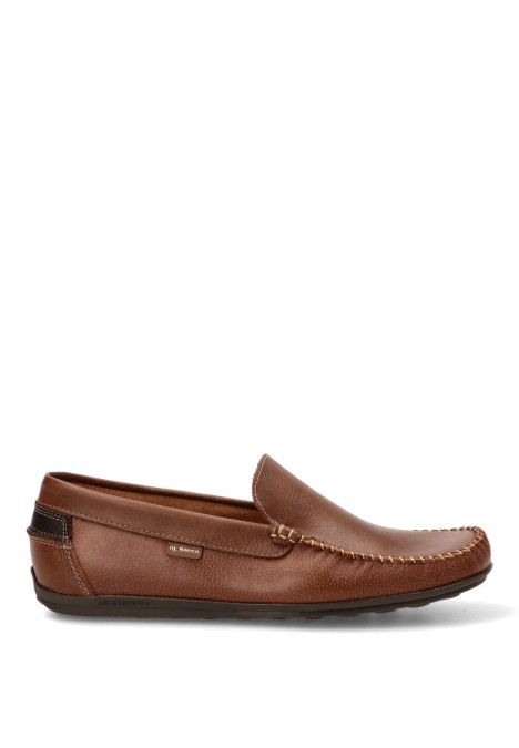 Mocasín náutico Kiowa de piel para hombre DJ. SANTA 1860