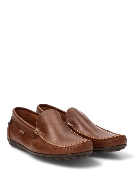 Mocasín náutico Kiowa de piel para hombre DJ. SANTA 1860